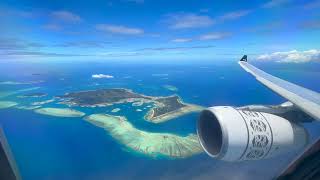 FIJI AIRWAYS | NADI - SINGAPORE - The Most Beautiful Take Off!
