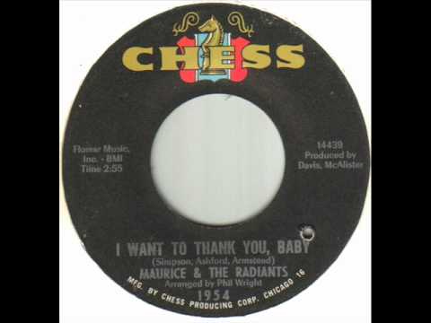 Maurice & The Radiants - I Want To Thank You Baby.wmv