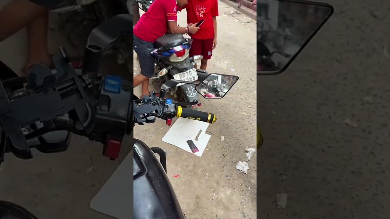 Splendor xtreme125 bike  slide mirror wing mirror 