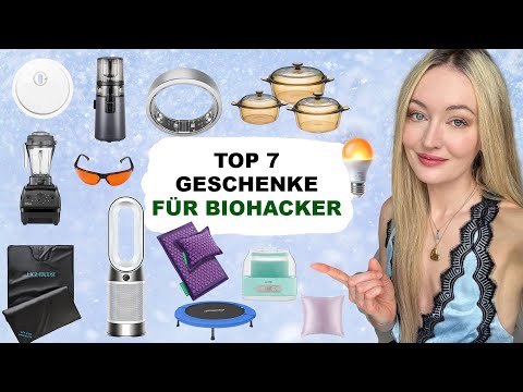 7 Geschenke, die jeder Longevity-Begeisterte haben will (Glukose-Tracker, Slow Juicer, Oura, Sauna..