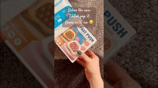 ASMR Unboxing the TikTok pop it game | good partner, fast push game #asmrunboxing #asmr