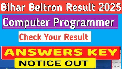 Beltron Programmer Answer Key Kaise Dekhe | Beltron Programmer Answer Key 2025 | Beltron Programmer 