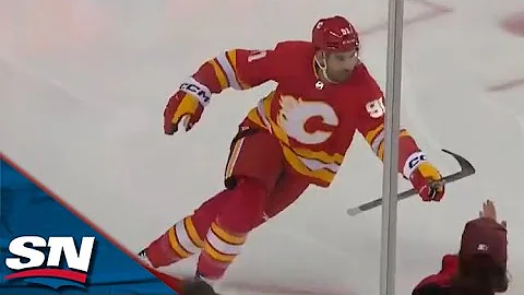 Mangiapane And Kadri Give Flames Two-Goal Lead Jus...