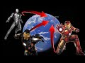 3 iron man suits on Google Earth!