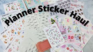 February Planner Sticker Haul | ft. The Giving Girl, Fox &amp; Pip, and more