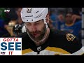 Gotta see it zdeno chara bloodied after taking puck to face in game 4