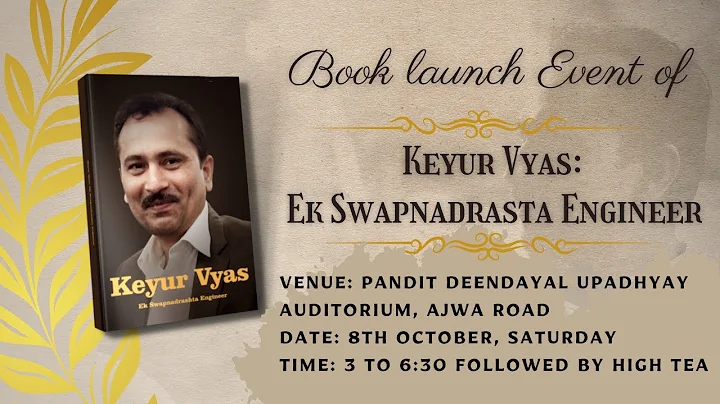 You're Cordially Invited to Book launch of "Keyur ...
