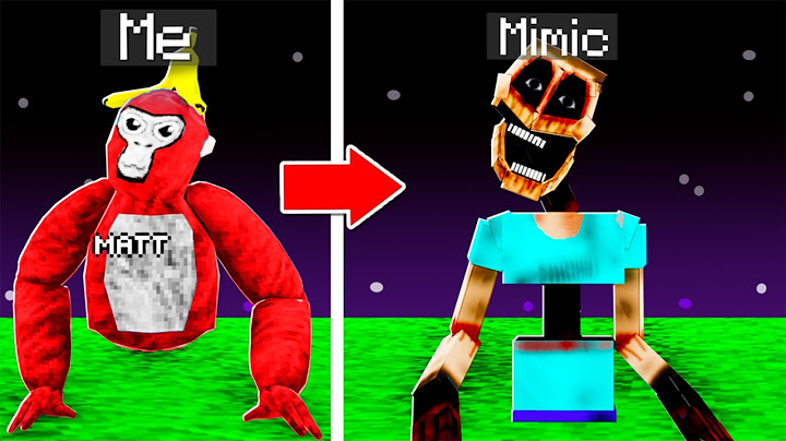 Using THE MIMIC To Fool My Friends in Gorilla Tag