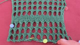 Como fazer um furado com duas agulhas em tricô à máquina