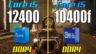 i5 12400F vs. i5 10400F  Test in 8 Games 