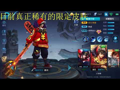 王者荣耀 真正稀有的限定皮肤 目前只有五款 你都有吗