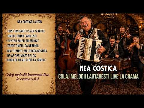 Nea Costica - Colaj Melodii Lautaresti Live la Crama vol.2