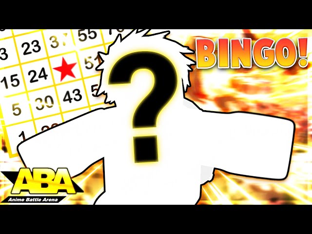 YBA Stand Bingo Card