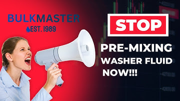 Bulk Master Bulk Windshield Washer Fluid