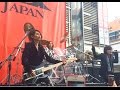 HEATH & YOSHIKI メイン【 X JAPAN 】新宿ゲリラライブ 2014,8,17 HERO PV撮影 Guerrilla live in Japan of Xjapan.