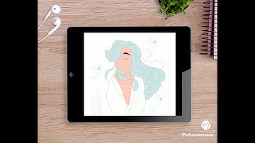 Character Illustration with Procreate (time Lapse)