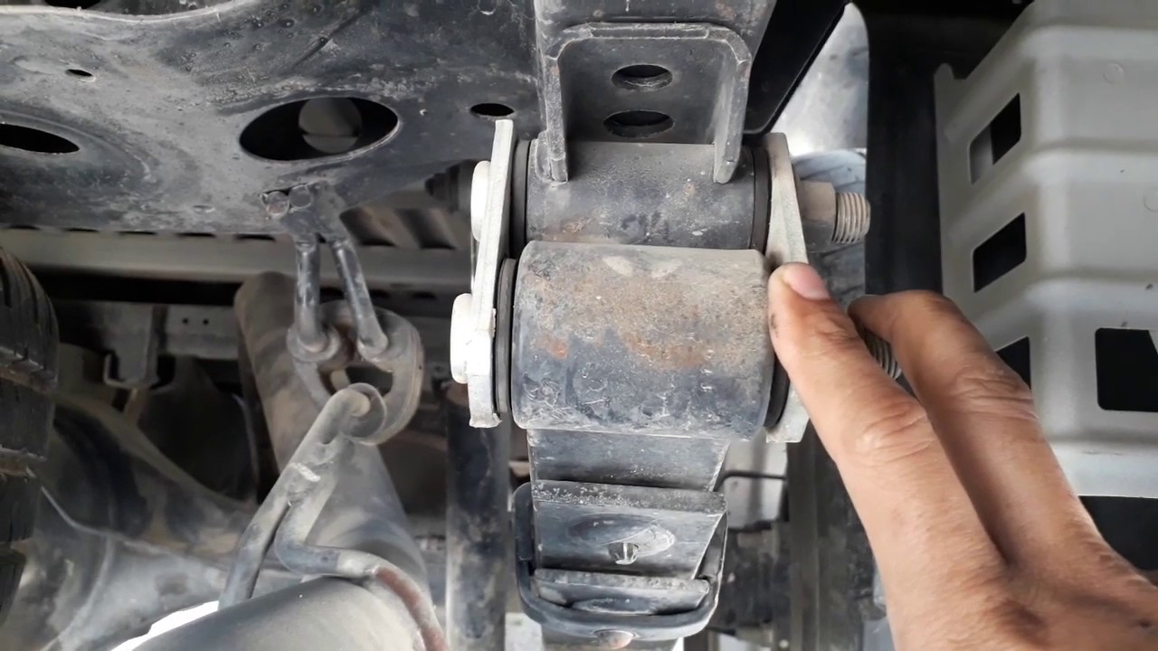 วิธีเปลี่ยนยางหูแหนบรถกระบะทุกๆรุ่น🚘🚘🚘🚘