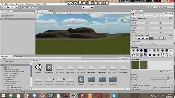 unity 3d создание простой сцены