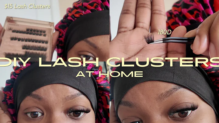 How To Make Eyelash Extension Clusters Last 2-4 WEEKS! 🎀  Focipeysa DIY Lash Extensions
