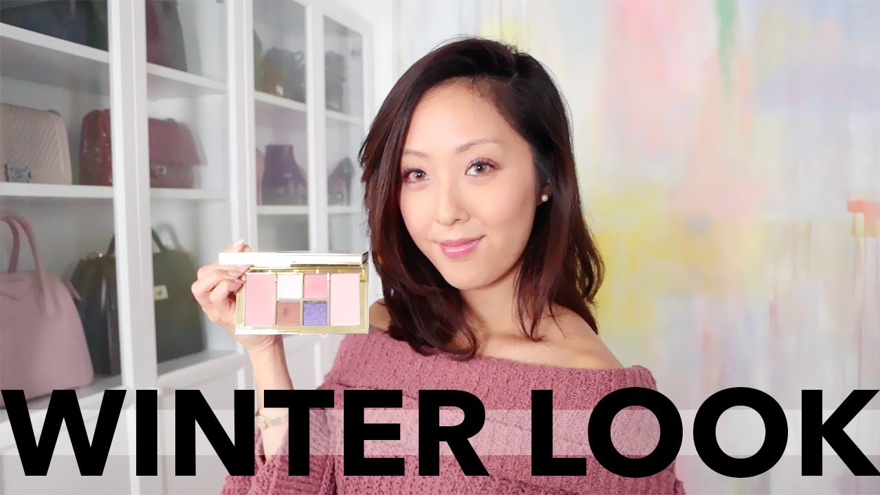 TUTORIAL 10 Minute Winter Makeup Bare Skin Pink Theme Ft