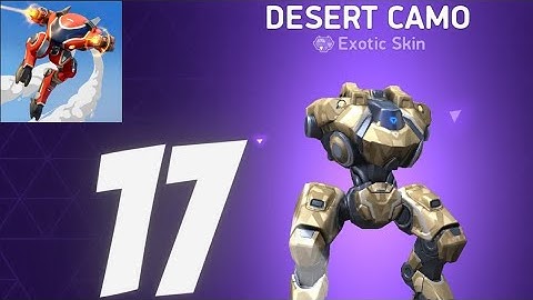 Mech Arena - Gameplay Walkthrough Part 17 - Desert Camo Exotic Skin ( Android, iOS )