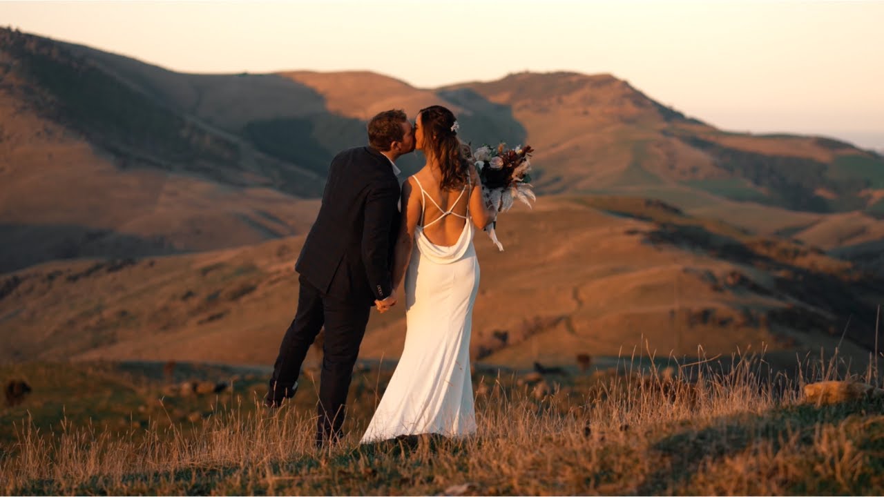 Lauren & Tom's Wedding At Riverridge Retreat In Catlins, New Zealand