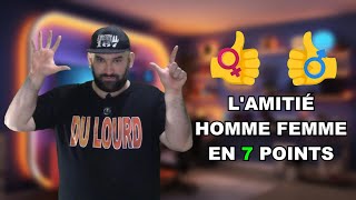 L'Amitié Homme Femme en 7 Points By Pulko