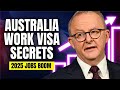 Australia Work Visa 2025: Job Opportunities, Eligibility &amp; Application Process ~ Jobs in Australia