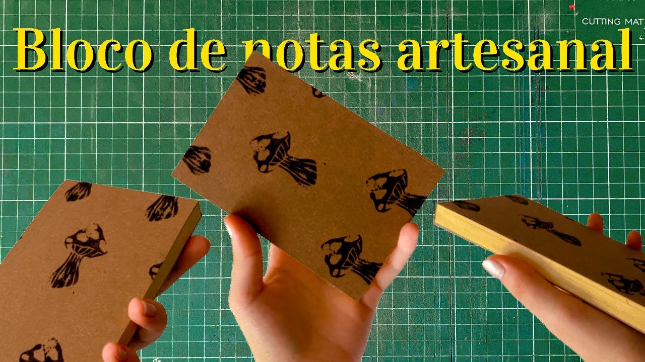 COMO FAZER BLOCO DE NOTAS ARTESANAL