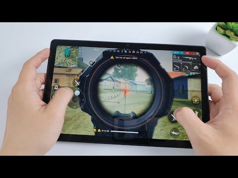 Samsung Galaxy Tab A7 10.4 (2020) test game Free Fire Mobile | Gameplay and Battery Drain test