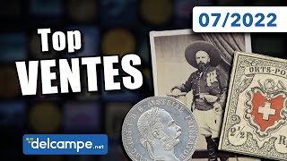 Top sales on Delcampe (July 2022) | The collectables of the marketplace