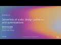 AWS re:Invent 2019: [REPEAT 1] Serverless at scale: Design patterns and optimizations (SVS335-R1)