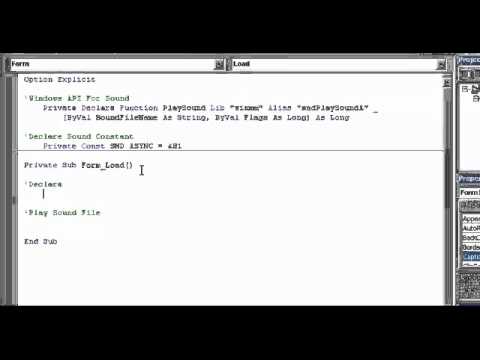 Video 28: VB 6 Programming, Using The Windows API - YouTube