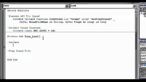 Video 28: VB 6 Programming, Using The Windows API