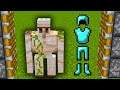 all diamond armor + iron golem = ???