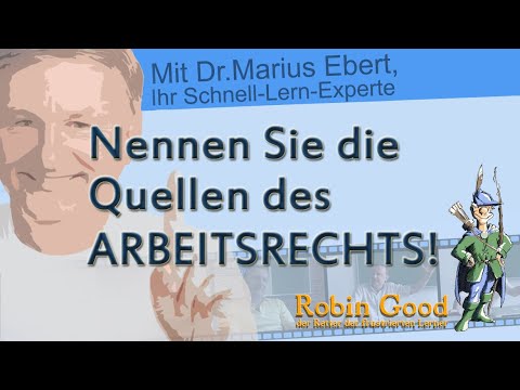 Video: Was Sind Die Quellen Des Arbeitsrechts