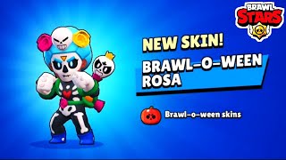 New Skin Brawl_O_Ween Rosa || Brawl Stars