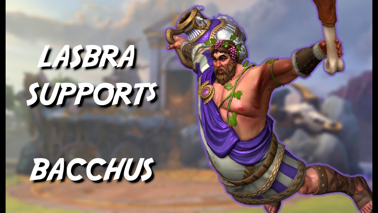 LASBRA SUPPORTS | BACCHUS EDITION | Smite Season 7