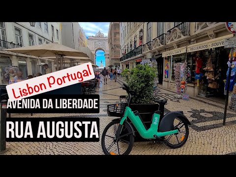 Let's Walk In Lisbon! | Avenida da Liberdade and Rua Augusta