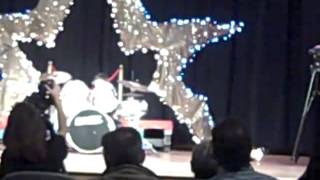 Avi Playing Drums at Bell Talent Show