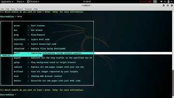 Hacking Xerosploit "Sniffing"