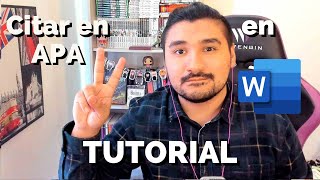 ¿CÓMO CITAR EN APA CON WORD?