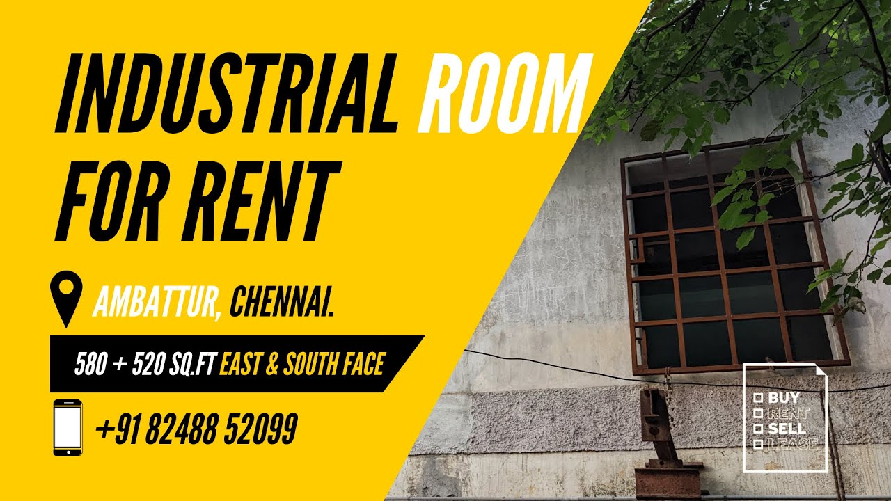 Industrial property for rent at Ambattur Industrial Estate Chennai 1100