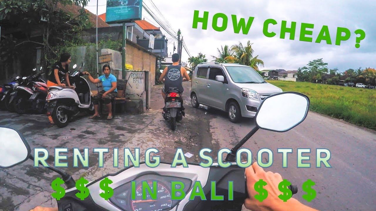 Bali Scooter Rental How Much It Costs To Rent A Scooter In Bali YouTube