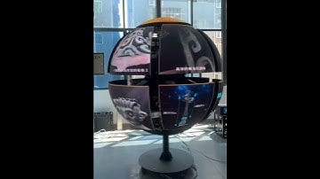 Mechanical Ball Shape LED Screen #leddisplay #machine #creativedesign #ledscreens   #ledtv