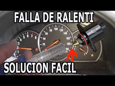 Falla de Ralenti diagnostico lubricacion y calibracion falla valvula iac minimo auto