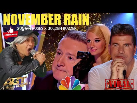 All The Judges Cry Hysterically | When They Heard The Song November Rain With Extraordinary Voice