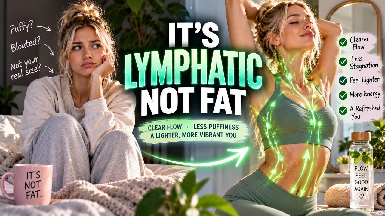 💧 MAYBE IT'S NOT FAT — Activate Your Lymphatic Flow NOW