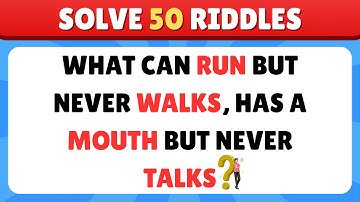 50 Riddles That Will Test Your IQ | Only 2% Can Solve These IQ-Boosting Riddles | Brain Teasers