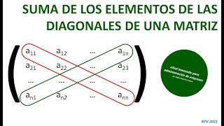 Suma en diagonal en Excel